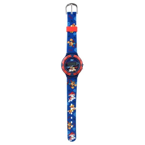 Vadobag Paw Patrol - Chase Rubble Marshall - Kids Time - relógio de pulso digital para crianças - cor azul, correia, azul, Correia