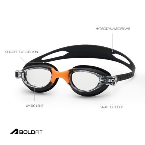 Image of Boldfit Swimming Cap Goggles with Ear & Nose Plug Set