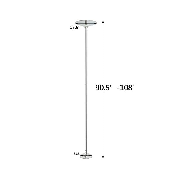HBOKIT Stripper Pole Spinning and Static Dance Pole Portable Removable Dancer Pole Kit for Home Club Party Pub Professionals Beginners Exercise