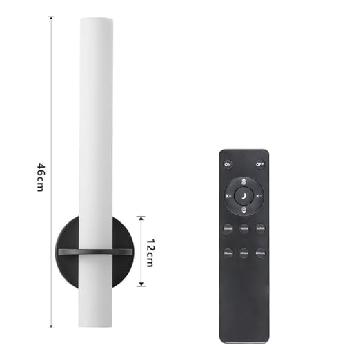 Lámpara de pared dorada interior con batería recargable y foco orientable de 360 grados 2