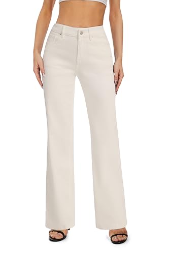 FLYING-BANANA-Womens-High-Waisted-Wide-Leg-Baggy-Stretch-Denim-Jeans 31AowOFn+uL