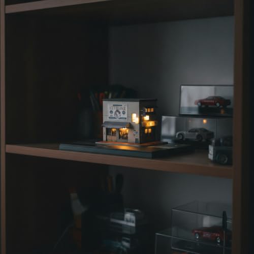 Mini maqueta de edificio japonés Izakaya el regalo ideal con luz 5