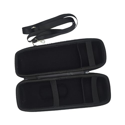 NOLITOY Travel Hard Case Carrying Bag for Charge Speaker Dual Compartment Design Durable Handle Strap for Organizing Accessories the Go