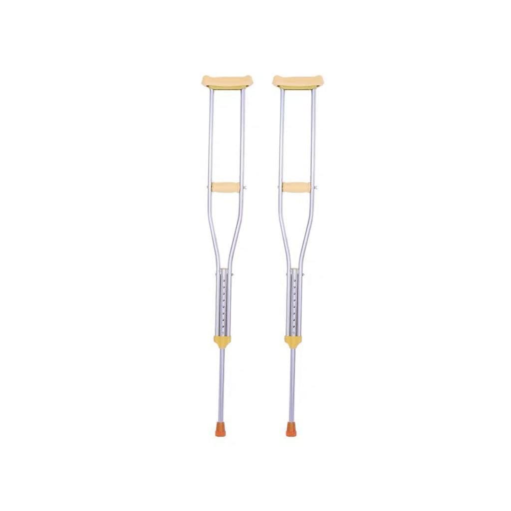 GCX- Muletas de aleación de Aluminio, muletas for Axilas, muletas Dobles Gruesas Ajustables for Fractura de Ancianos for Adultos Firma