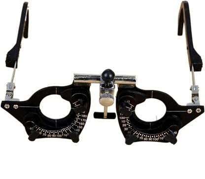 Deluxe Black Trial Frame For Eye Testing | Lightweight & Adjustable Trail Frame | Clement Clark Sketch type with P.D Adjustable