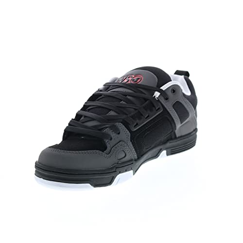 Image of DVS Men's Comanche Skate Black Charcoal Red Nubuck (14, Numeric 14)