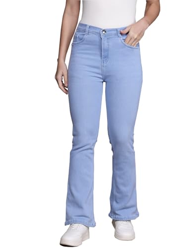 Image of Nifty Women's Denim Stretchable High Waist Bootcut Jeans