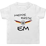 In der Farbe Weiß und Größe 1/3 Monate genau das Richtige für dich: Fußball t-shirts