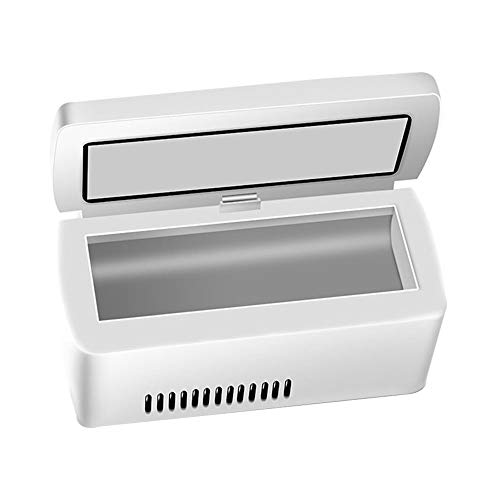 YPBX Refrigerador Pequeño para Coche Mini Nevera Almacenamiento de Medicamentos Enfriador de Insulina Caja Refrigerada Pantalla Led HD, Carga USB Cover