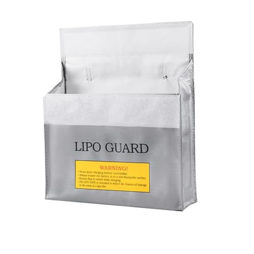 ICQUANZX LiPo Sac de Protection Lipo Batterie de Stockage LiPo Bag Sac de sécurité Lipo Batterie Sac Lipo Batterie de Stockage Lipo Antidéflagrant Lipo Safe Bag...