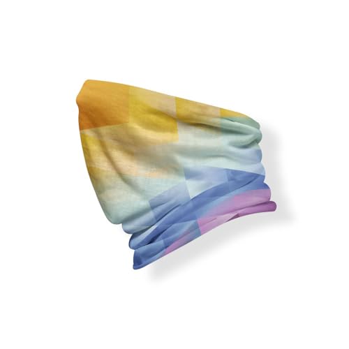 Bandana Tubular Ciclismo Balaclava Corrida Pesca Geométricas Coloridas UV - Novadecora