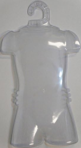 Henta Plastic Body Forms | Clothing Retail Store Mannequin (Clear, Child, Set of 10)