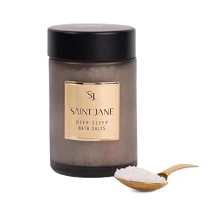 SAINT JANE – Deep Sleep Bath Salts with Magnesium + Peptides | Luxury, Floral-Infused, Clean Skincare (12 oz | 355 ml)