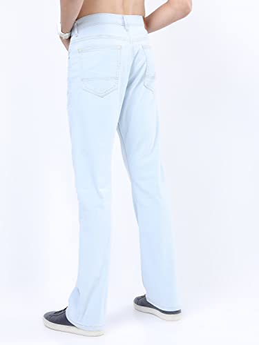 Image of KETCH Mens Boot Cut Light Blue Jeans