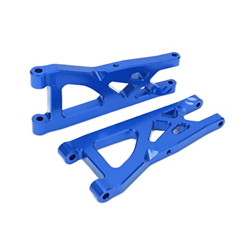 2pcs 1/10 RC Querlenker Vorne Aluminium RC Cars Vordere Schwingen für 1/10 RC Cars(Blau) RC Automodellzubehör