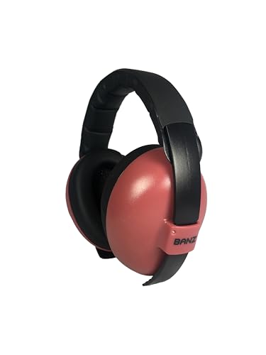 Image of BANZ Baby Earmuffs – Noise Cancelling Headphones for Infant & Toddler Hearing Protection, Baby Ear Muffs Noise Protection, ANSI Certified, Ages 0–2 Years, Adjustable - Maroon