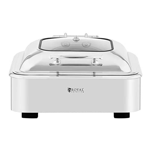 Royal Catering RCCD-RT3_6L Chafing Dish GN 2/3 5,3 L kijkvenster warmhoudcontainer Rechaud warmtereservoir - Afbeelding 6