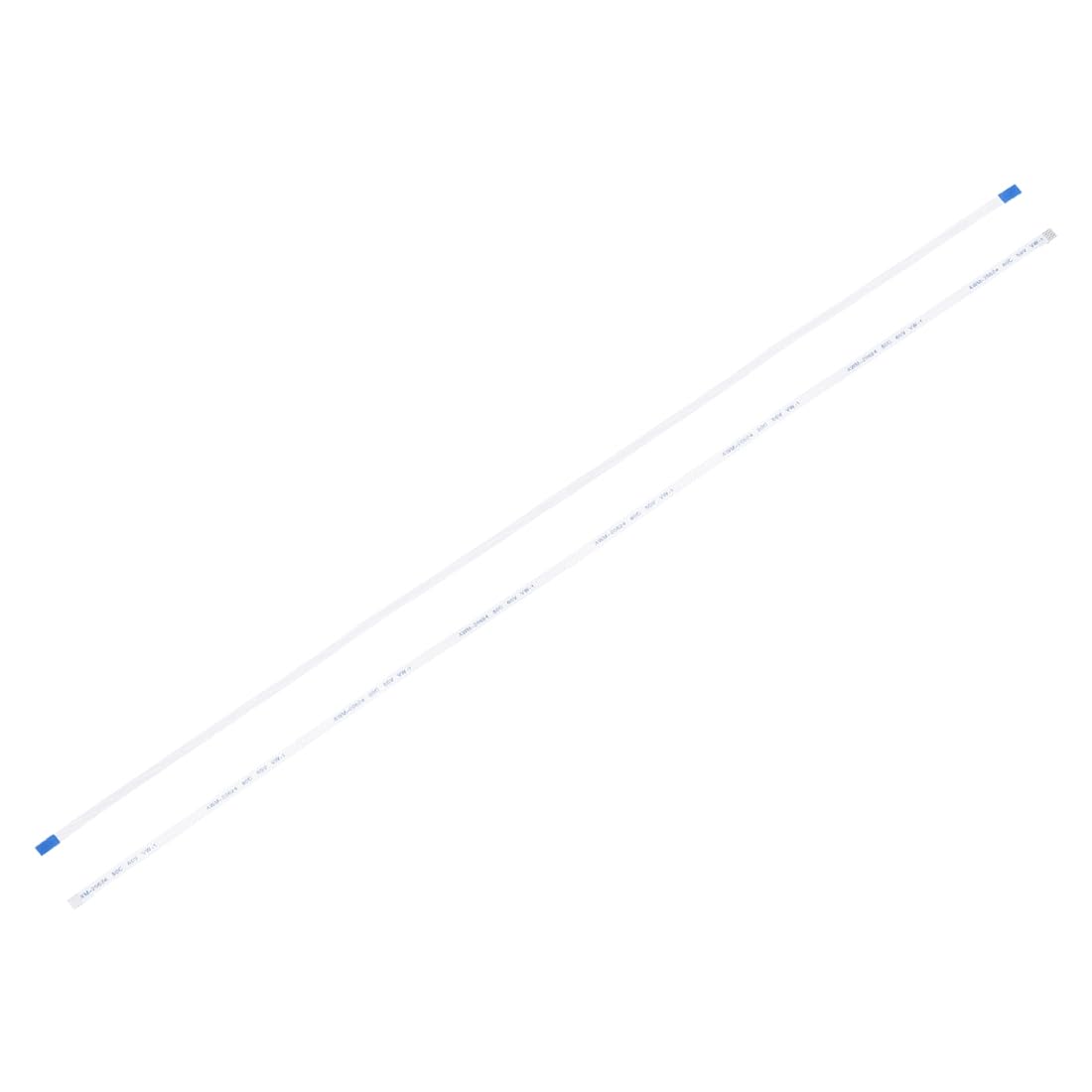 sourcing map FFC FPC Flat Flexible Cable, 8 Pins 0.5mm Pitch 500mm Long (A Type) for LCD 3D Printer Camera DVD TV Laptop Audio Pack of 20