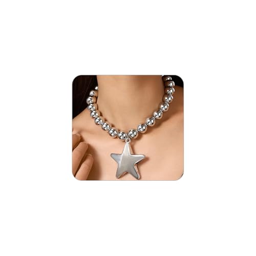 Navirix �`�����L�[�V���o�[�X�^�[�y���_���g�l�b�N���X�A�����p��^�X�^�[�r�[�Y�{�[���l�b�N���X�AY2K�p���N ����`���[�J�[ �֒����ꂽ���W���G���[�l�b�N�A�N�Z�T���[, 2XL, �����|, ��΂Ȃ�