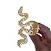 Fantasy Golden Snake Hair Clips,Acetate Hair Clips,Big Claw Clips for Women,Novelty Hair Clip