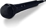 808 Singsation Dynamic Microphone with 6' Cord, Lightweight, No Batteries Required, Plug and Play Accessory, Designed for SPKA30/SPKA700 Karaoke Machines