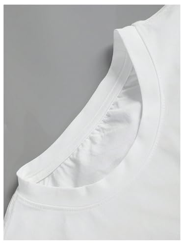 Men's 2 Piece Outfits Short Sleeve Letter Graphic Tees and Drawstring Flared Sweatpants Tracksuits Set3