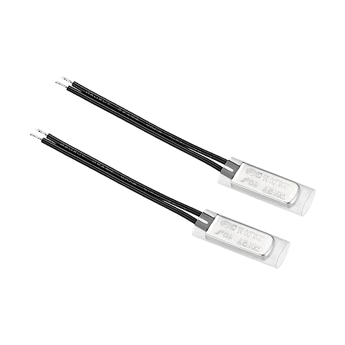 QUARKZMAN 0.5A 40 Degré Bimétal Réglable Température Chauffage x 2PCS KSD9700 Thermostat Four Thermostat Interrupteur pour Chauffage électrique