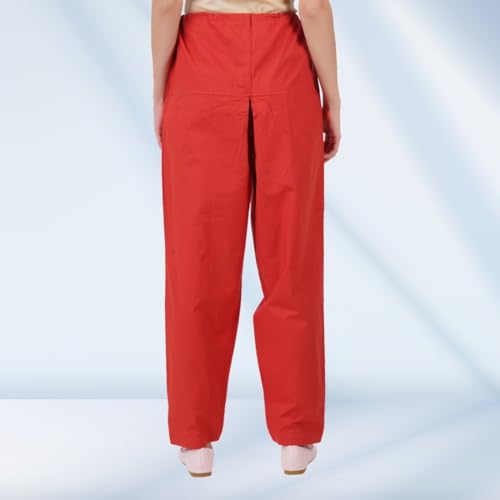 Image of Happy Bunny Salwar Pant - Modern Style Pure Cotton for Women - Ethnic Semi Patiala Trouser - Office,Home - All Day Comfort Wear with Drawstring