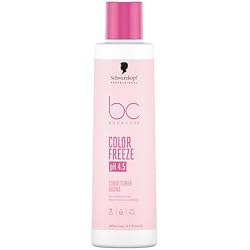 Schwarzkopf Professional Bonacure Color Freeze Conditioner For Porous Color Treated Hair Vegan Care Complex pH 4.5 Zero Fade Long Lasting Color Vibrancy Detangling Smoothing 200 ml