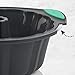 Trudeau 05115204M Structured Silicone Fluted Bundt pan, Grey & Mint