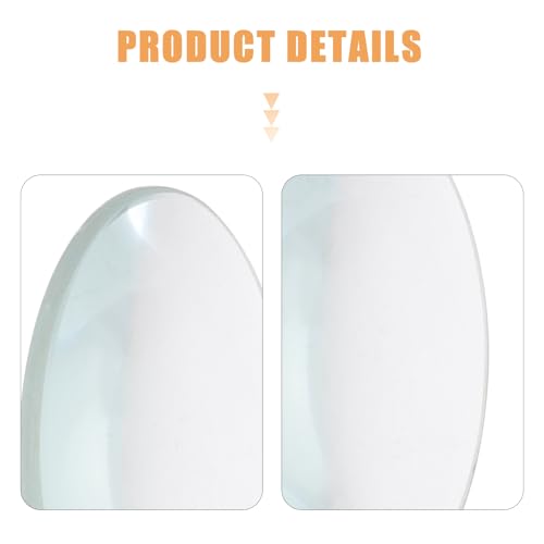 ULTECHNOVO Doppelte Konvexe Glaslinse Konkave Und Konvexe Linse Optischer Linsendurchmesser 30 Mm Brennweite 50 Mm für Labore 1 Stück