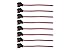 NewYall Pack of 8 Fuel Injector Connector Pigtail Harness Socket Plug Wire