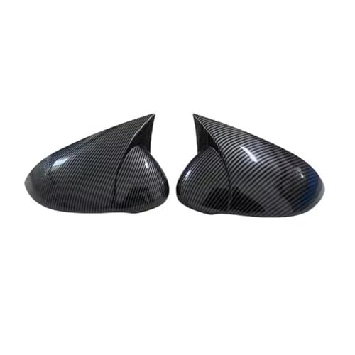 �Ԃ̃h�A�~���[ �J�o�[ �̂��߂� B8 2017-2019 �ԃX�e�b�J�[ �o�b�N�~���[ �T�C�h�~���[�J�o�[ �E�B���O�L���b�v �O���h�A ���A�r���[�P�[�X �g���� �ԕی�O���~���[(Carbon)