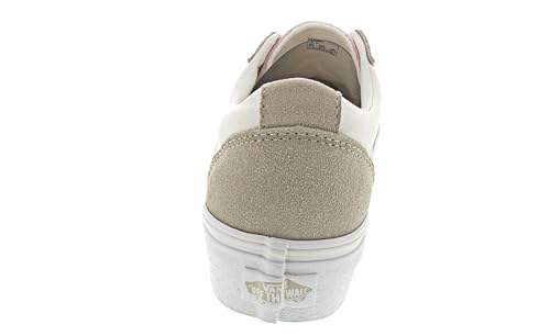 Vans Vans Women's Ward Platform Sneaker, Color Block Beige, 7 UK
