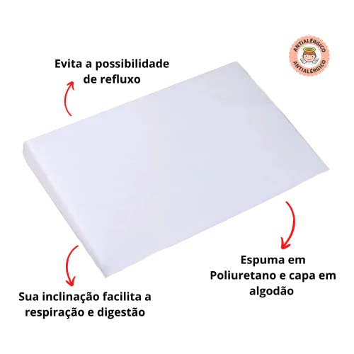 Travesseiro Rampa Anti Refluxo Para Berço