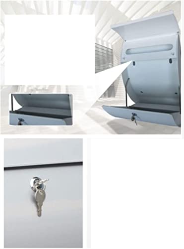 Wall Mount Mailboxes Galvanized Steel Mail Drop Collection Boxes Letterbox Posts Wall Mount Letterboxes #TOP3
