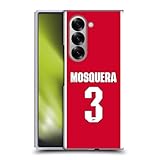 Head Case Designs Officially Licensed Arsenal FC Cristhian Mosquera 2025/26 Players Home Kit 2nd Group Hard Back Case Compatible with Samsung Galaxy Z Fold6
