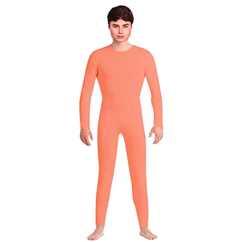 Acan Tradineur - Mono maillot para jóvenes y adultos para carnaval, Halloween, fiestas, celebraciones, color beige (Talla S)