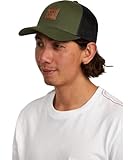 RVCA, Mens, VA All The Way Curve, Olive, One Size