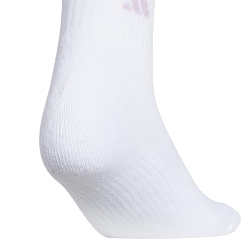 Image of adidas Women's Athletic Cushioned Quarter Ankle Socks (6 Pairs) Durable & Comfortable