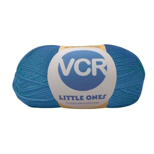 Image of VCR Classic Blue Yarn, 100 Grams Hank, 190 Meters Length, Acrylic Ball for Crochet and Knitting, Soft Crosia Threads, Pack of 1 Yarn, Suitable for DIY Crafts