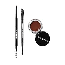 Morphe High Archiever Everyday Essentials Brow Kit - Precision Micro Eyebrow Pencil, Tinted Sculpting Brow Wax & 3-in-1 Brush for Shaping, Filling & Defining - Almond 3 Count