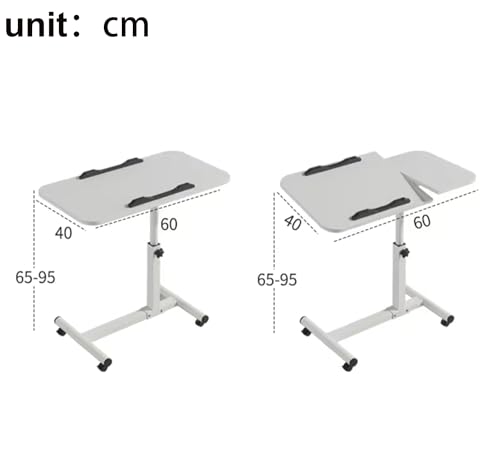 Table de lit médicale blanche à hauteur réglable pour soin à domicile - 3