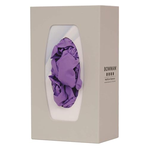 Single Glove Box Dispenser, Flexible Springs, Keyholes for Vertical or Horizontal Wall Mounting, Quartz Beige Injection Molded ABS Plastic, Made in The USA