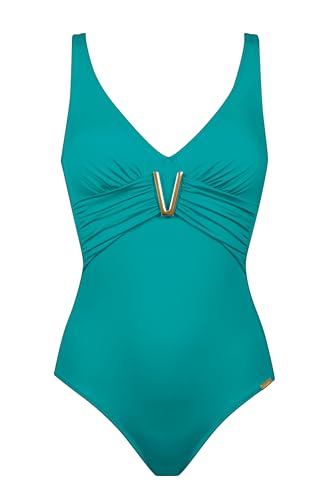 Charmline Damen mod.1795 Badeanzug (DE/NL/SE/PL, Körbchengröße & Bandgröße, 50, C, 743 Pool)