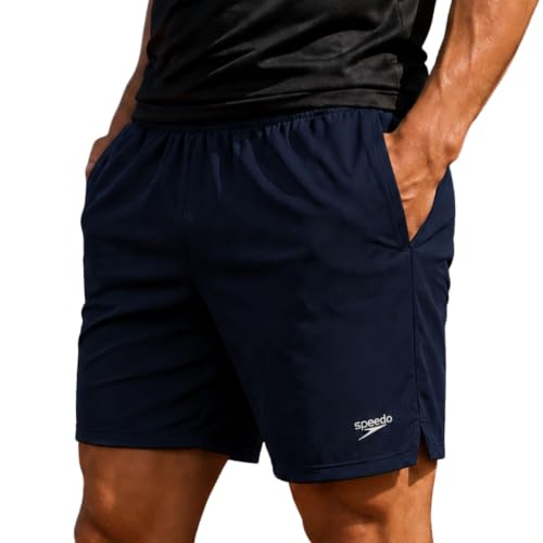SPEEDO Short Bermuda Leve e Bolso Interno Masculino Adulto, Marinho, G