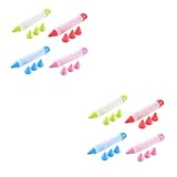 ABOOFAN 32 Stück Cremepumpen, Tipps für die Glasur von Cupcakes, Düsen, Dekorationen, Buttercreme, Backwerkzeug aus Silikon, Paspelstift, leckere Kuchen, Löffel, Montagestift