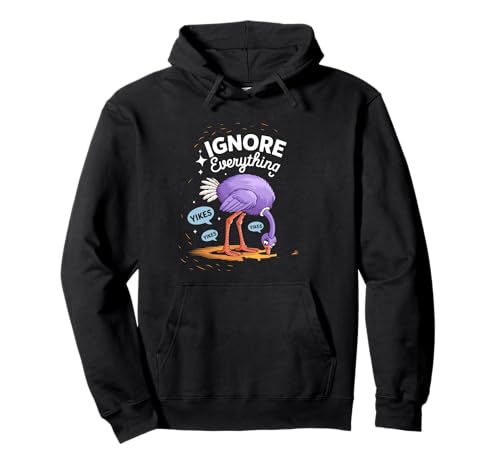Ignorar Todo el Humor sarcástico Sudadera con Capucha