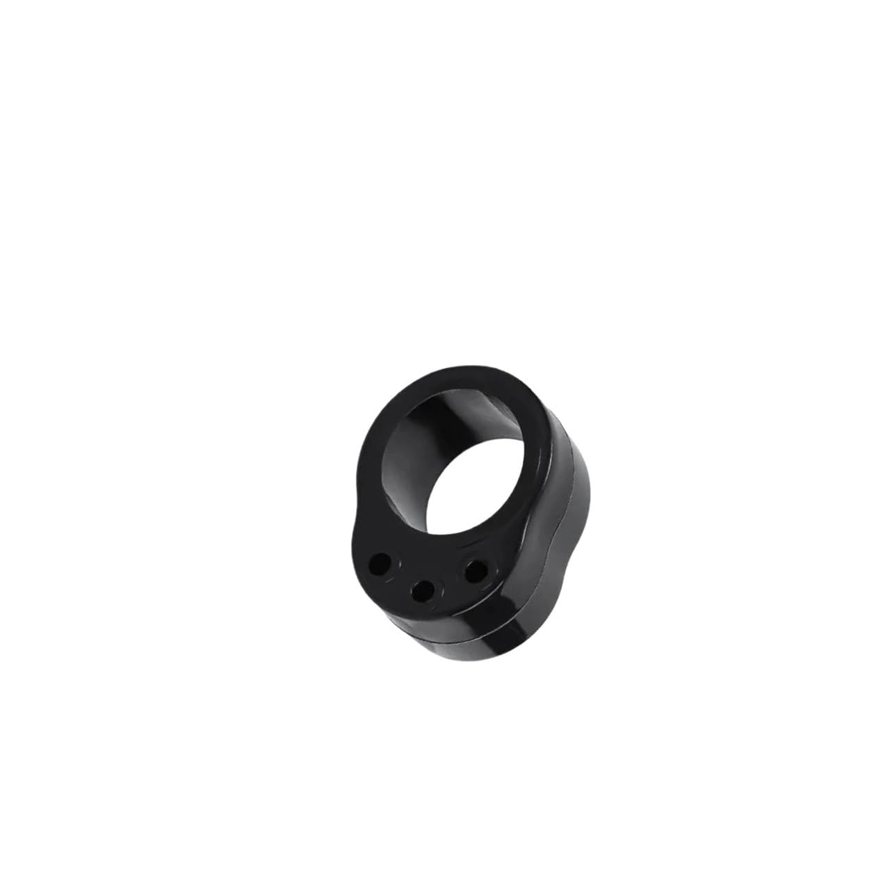 TIANSHENGQI 5Pcs Door Stop Bumpers PVC Handle Buffer Wall Protection Pad Anti-Collision Guard Shockproof Rings for Furniture Doorknob(Single-Black 5pcs)