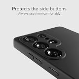 SBS Etui Instinct do Samsung S25 Ultra - kompatybilne z bezprzewodowym ładowaniem, miękka w dotyku powierzchnia, miękka w dotyku i wnętrze z mikrofibry, ochrona aparatu i przycisków, materiał TPU